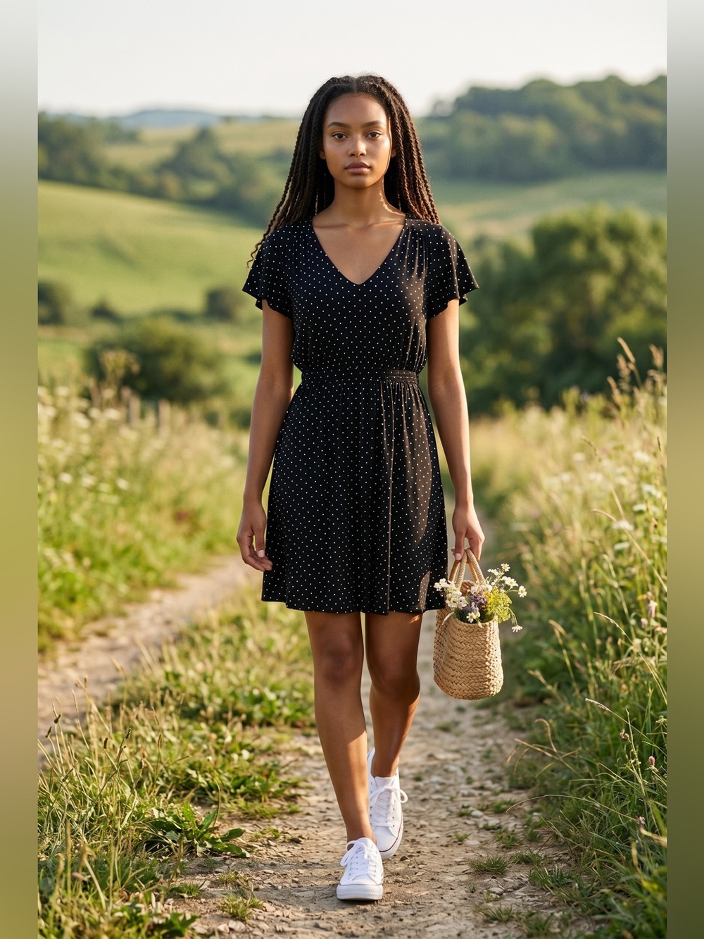 Old Navy Polka Dot Dress - Picture 6 of 6
